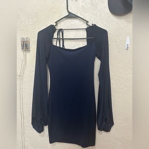 Lucy In the Sky Shantelle Dress in Navy Blue